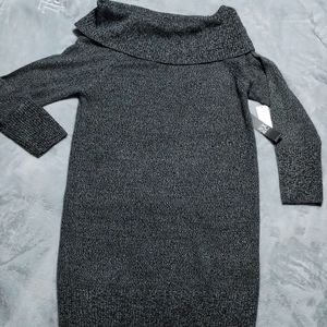soho Street New York and Company Sweater Dress, Size Small, Dark grey
